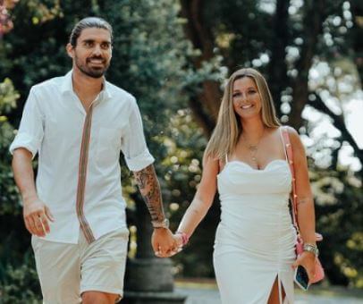 Debora Lourenco and Ruben Neves have been together since 2014.